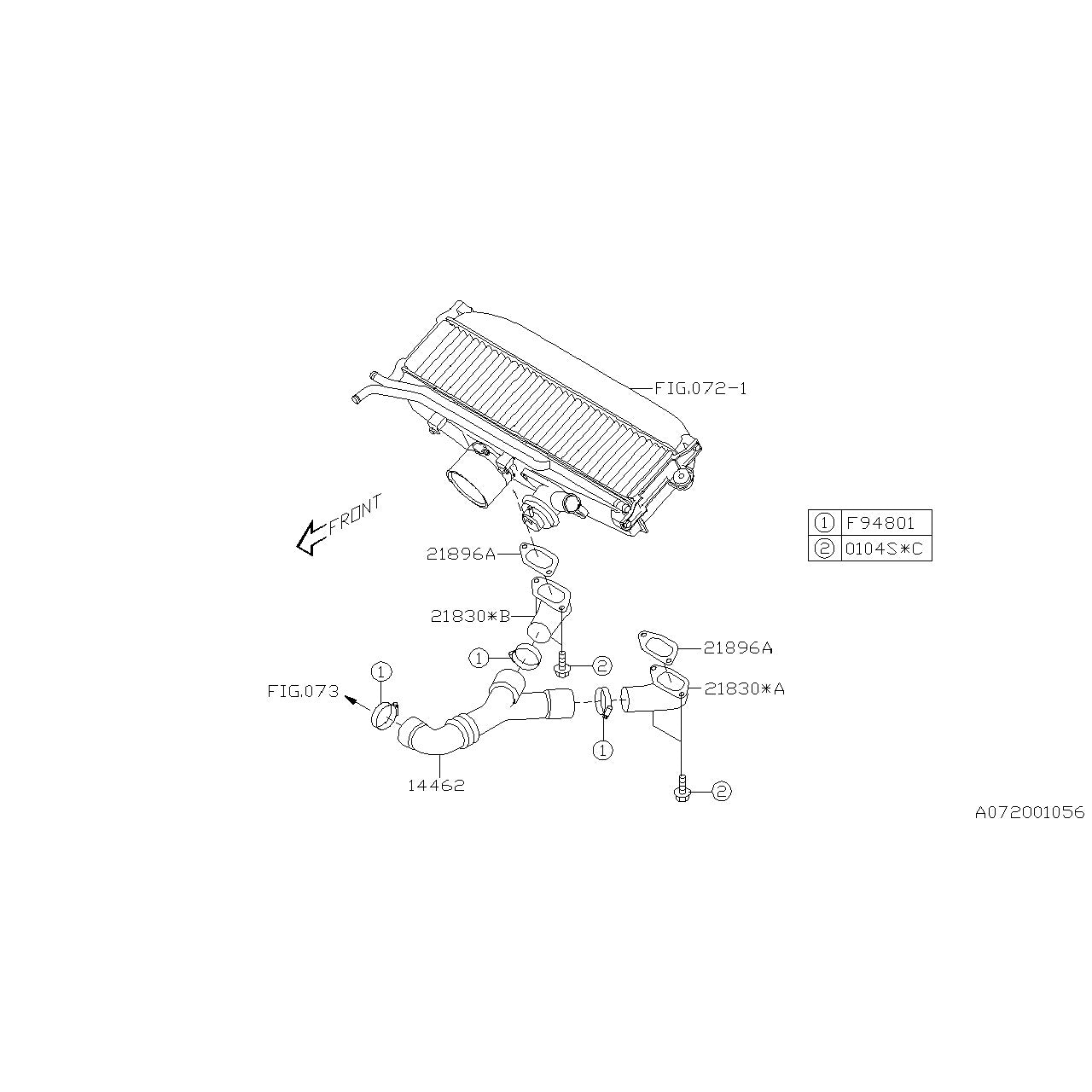 adrbl Intercooler Inlet Y-Pipe for 2006-2007 WRX & 2004-2008 Forester XT - Image 2