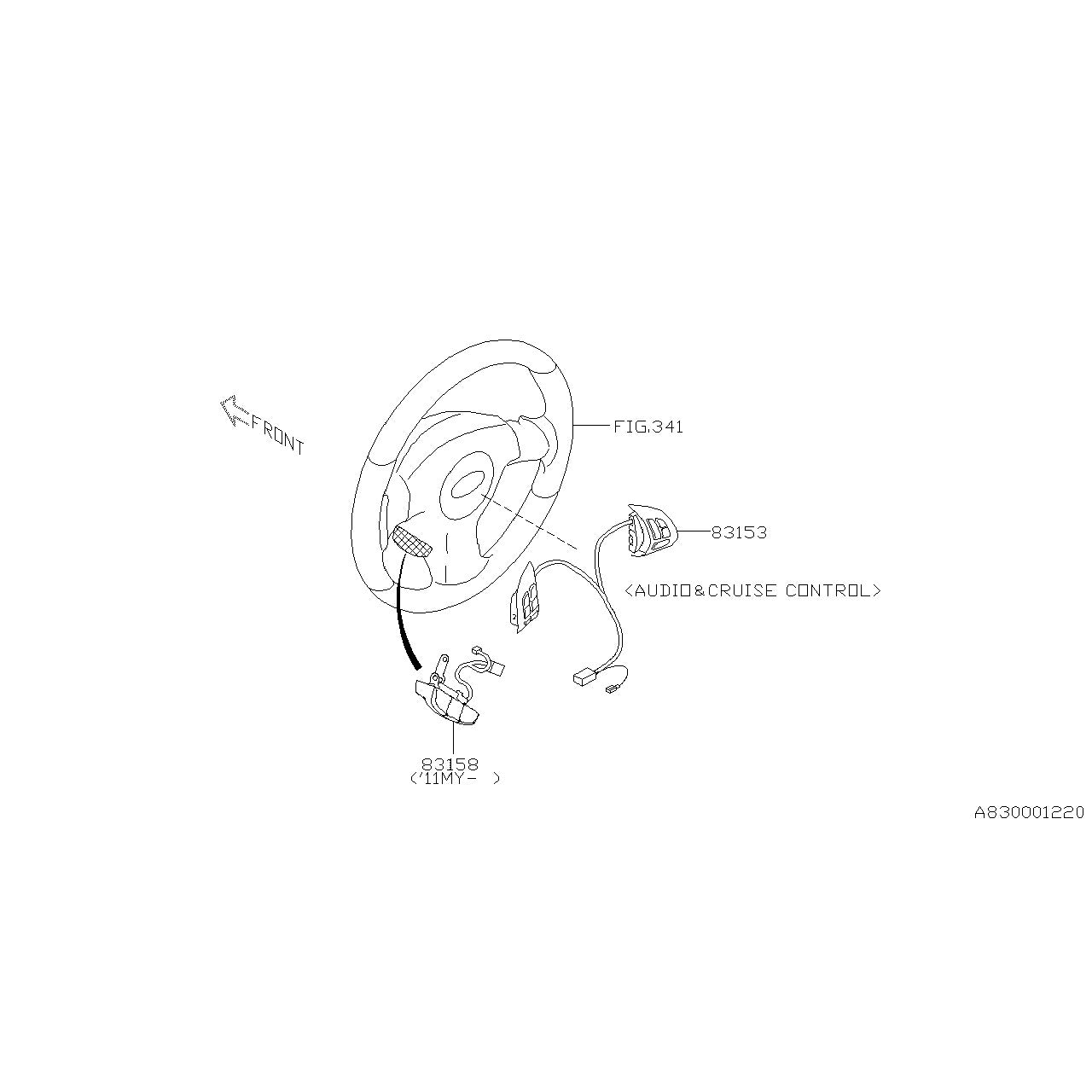 adrbl Steering Wheel Radio Control Switches for 2008–2014 WRX/STI - Image 2